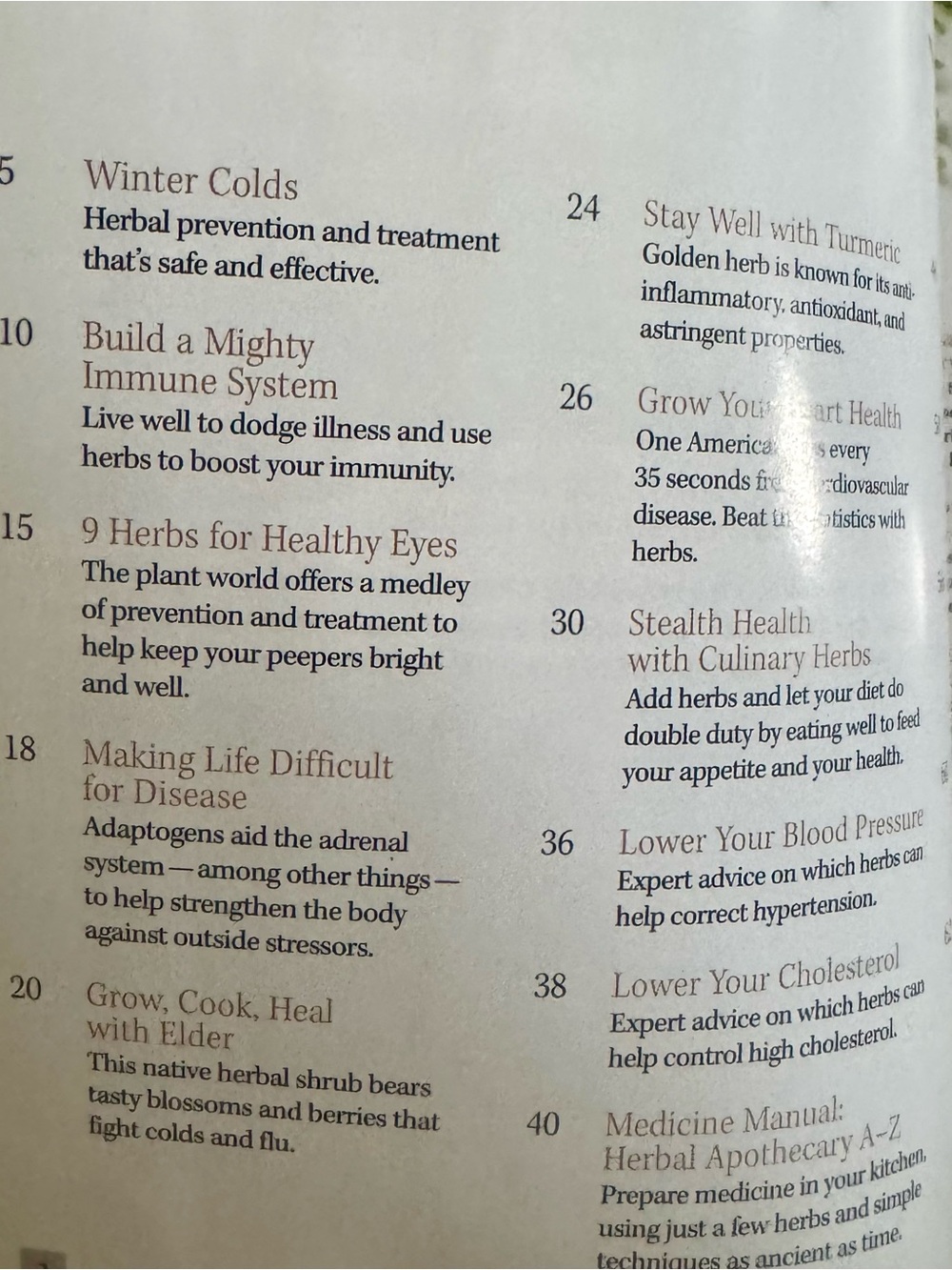Mother Earth News Magazine Collector Series 2025 Grow Cook Heal with Herbs - Picture 2 of 14